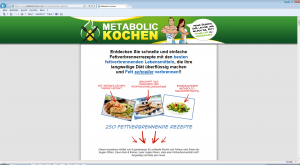 Website zum metabolischen Kochen