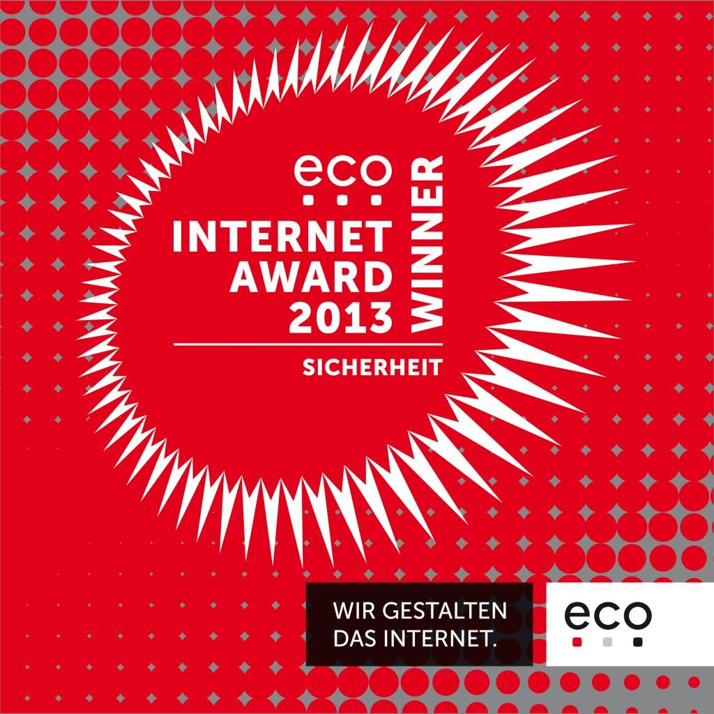 Gewinner eco Internet Award 2013, Kategorie Sicherheit