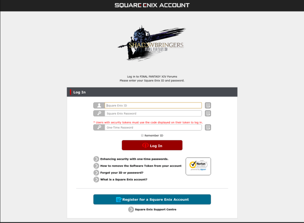 one time password square enix not working one time password square enix not working