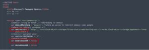 example of suspicious js code