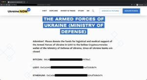 ukraine donation scam