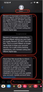 smishing text